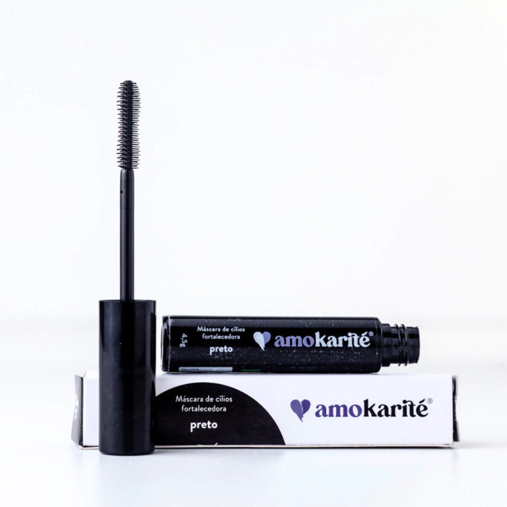AmoKarité Máscara Fortalecedora de Cílios Natural Preta 10g