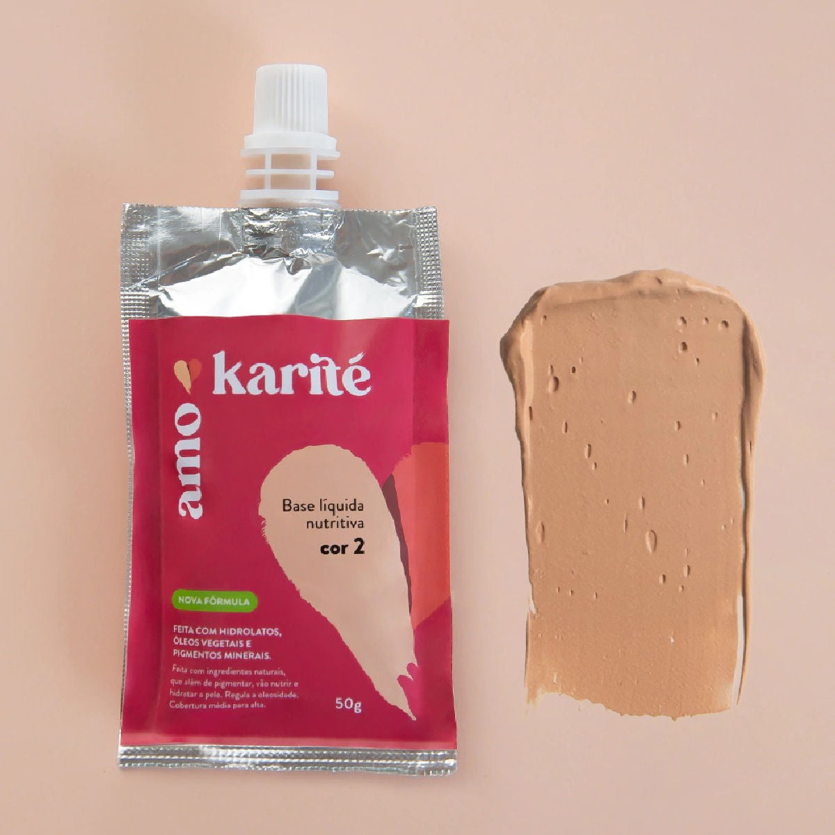 Base Liquida Nutritiva 50g Cor 2.0 - AmoKarité