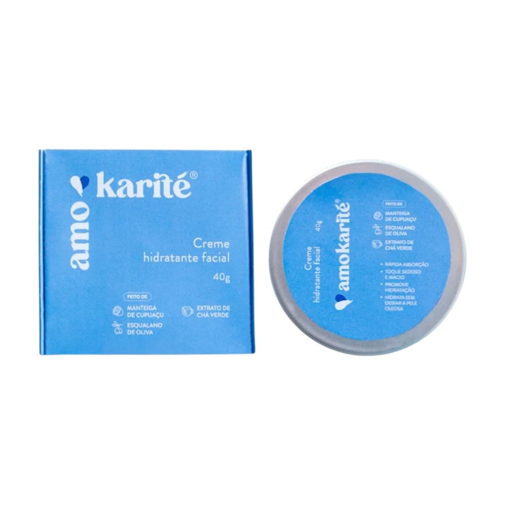 Creme Hidratante Facial Natural 40g - AmoKarité