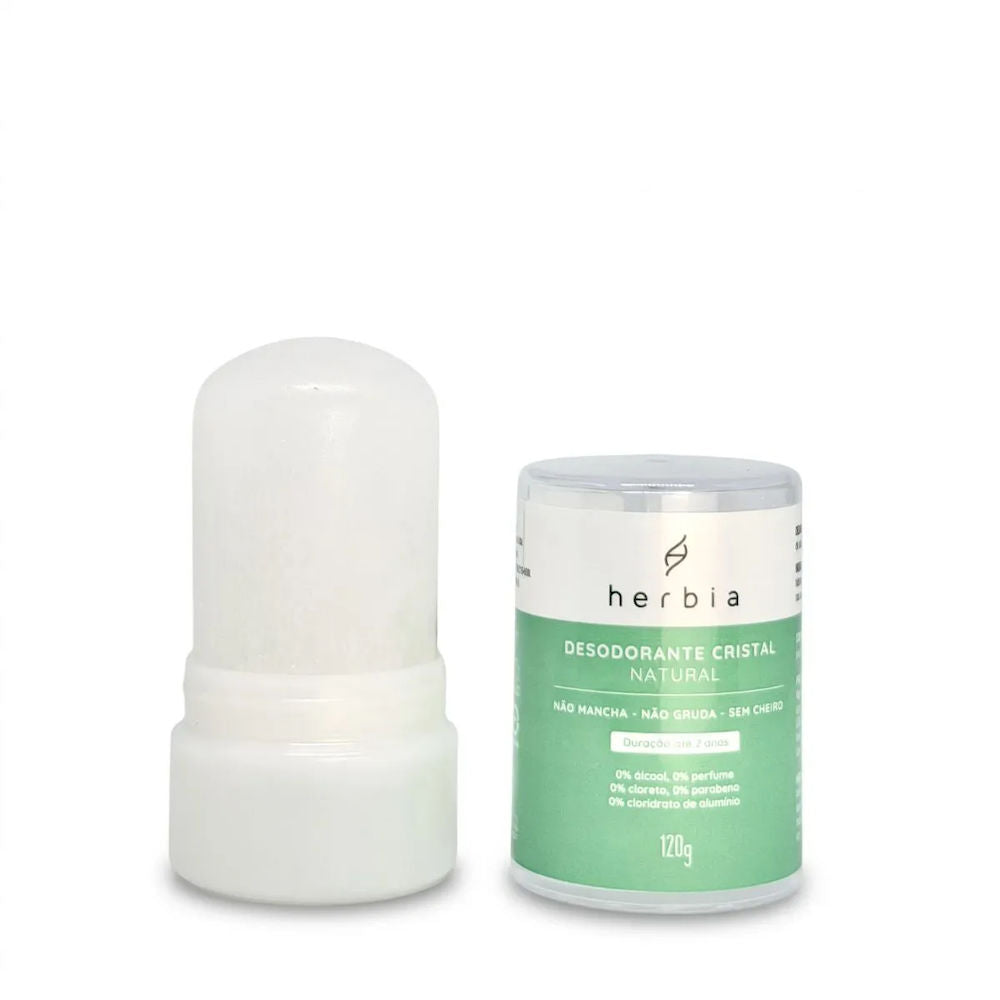 Desodorante Cristal Natural e Vegano Herbia 120g