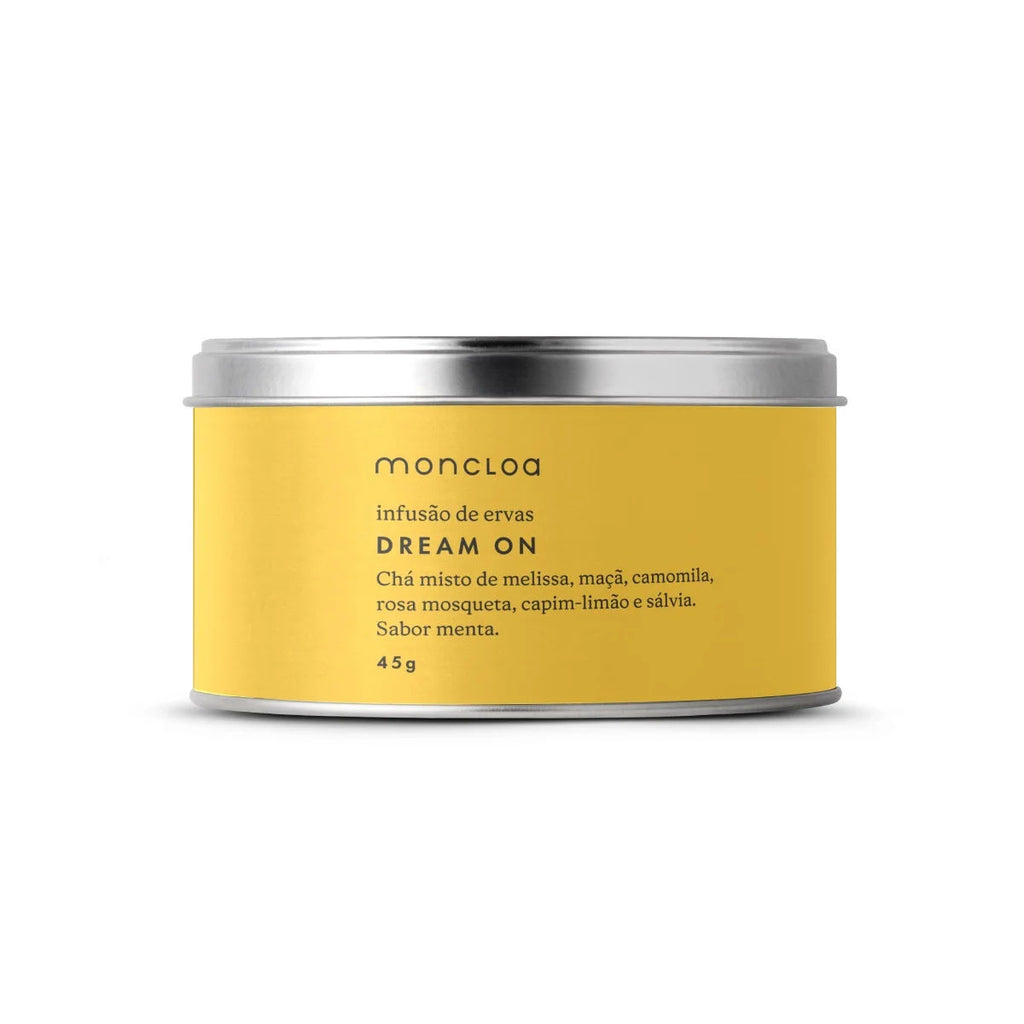 Chá Infusão de Ervas Dream On Moncloa Lata 45g