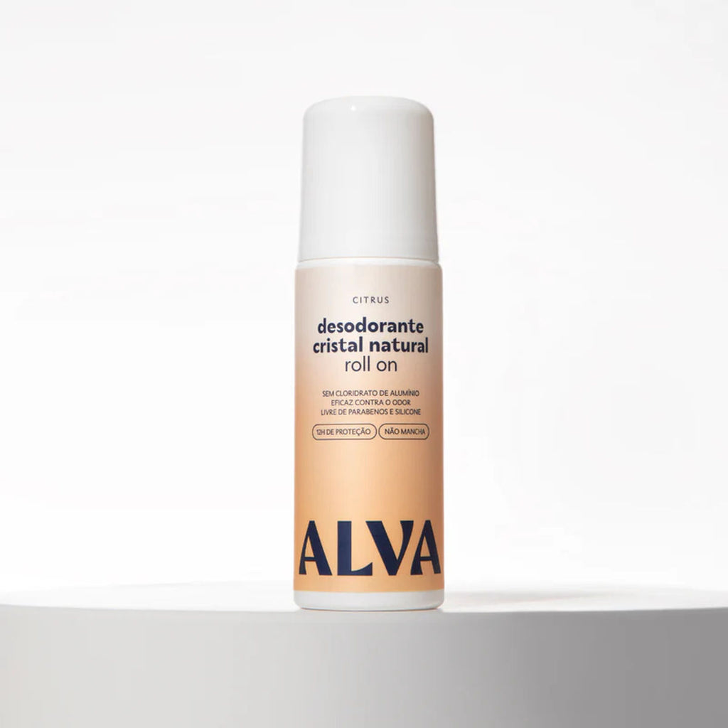 Desodorante Roll-on Cristal Natural Citrus Vegano 70ml Alva