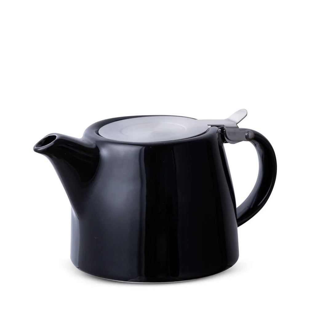 Bule de Chá de Cerâmica com Infusor Swift Duo Teapot Moncloa Preto 680ml