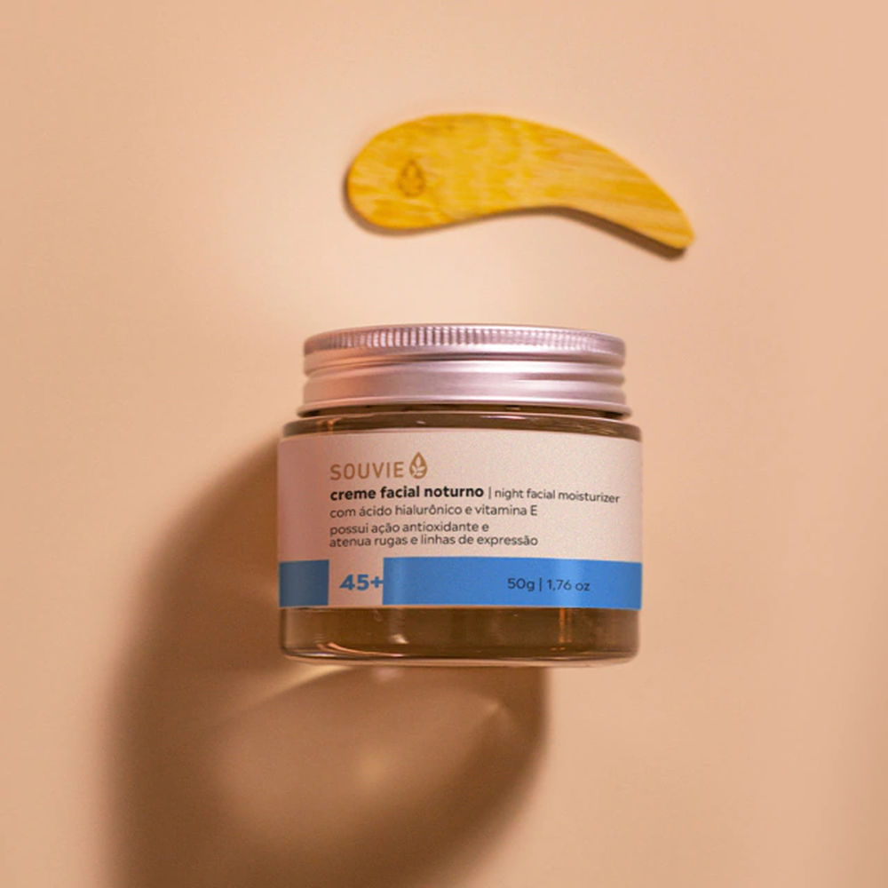 Creme Facial Noturno 45+ 50g - Souvie