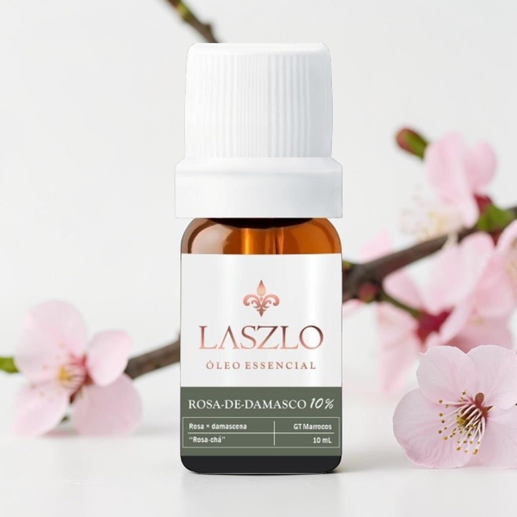 Óleo Essencial Rosa-de-Damasco 10% GT Marrocos Laszlo 10ml
