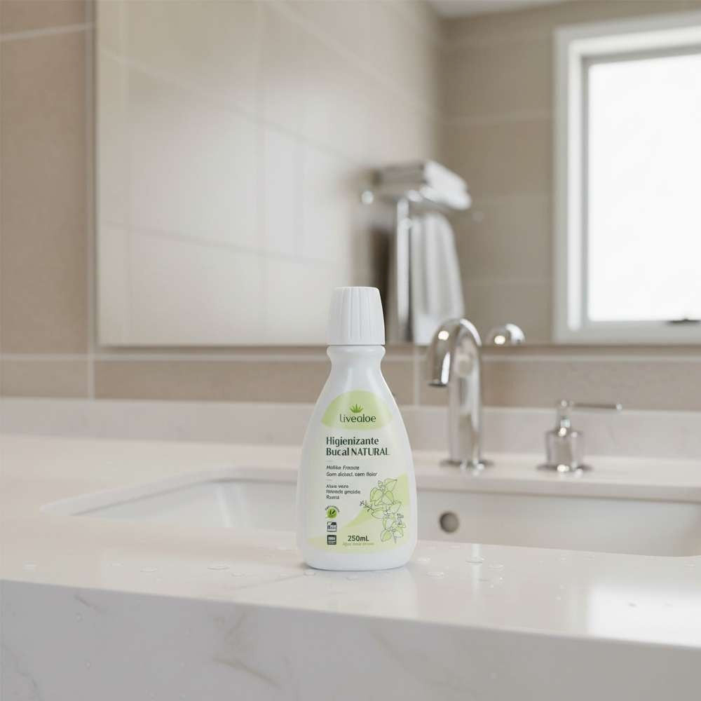Higienizante Bucal Natural Livealoe 250ml