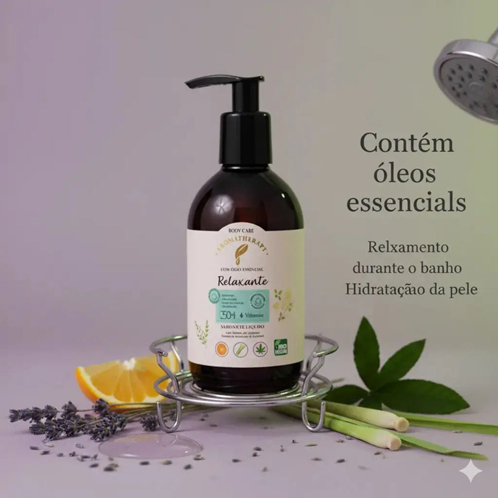Sabonete Líquido Relaxante Aromatherapy 250ml - Via Aroma