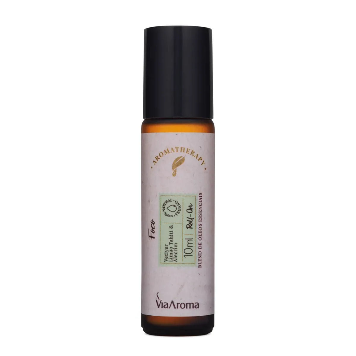 Roll-On Blend Óleos Essenciais Foco Via Aroma 10ml