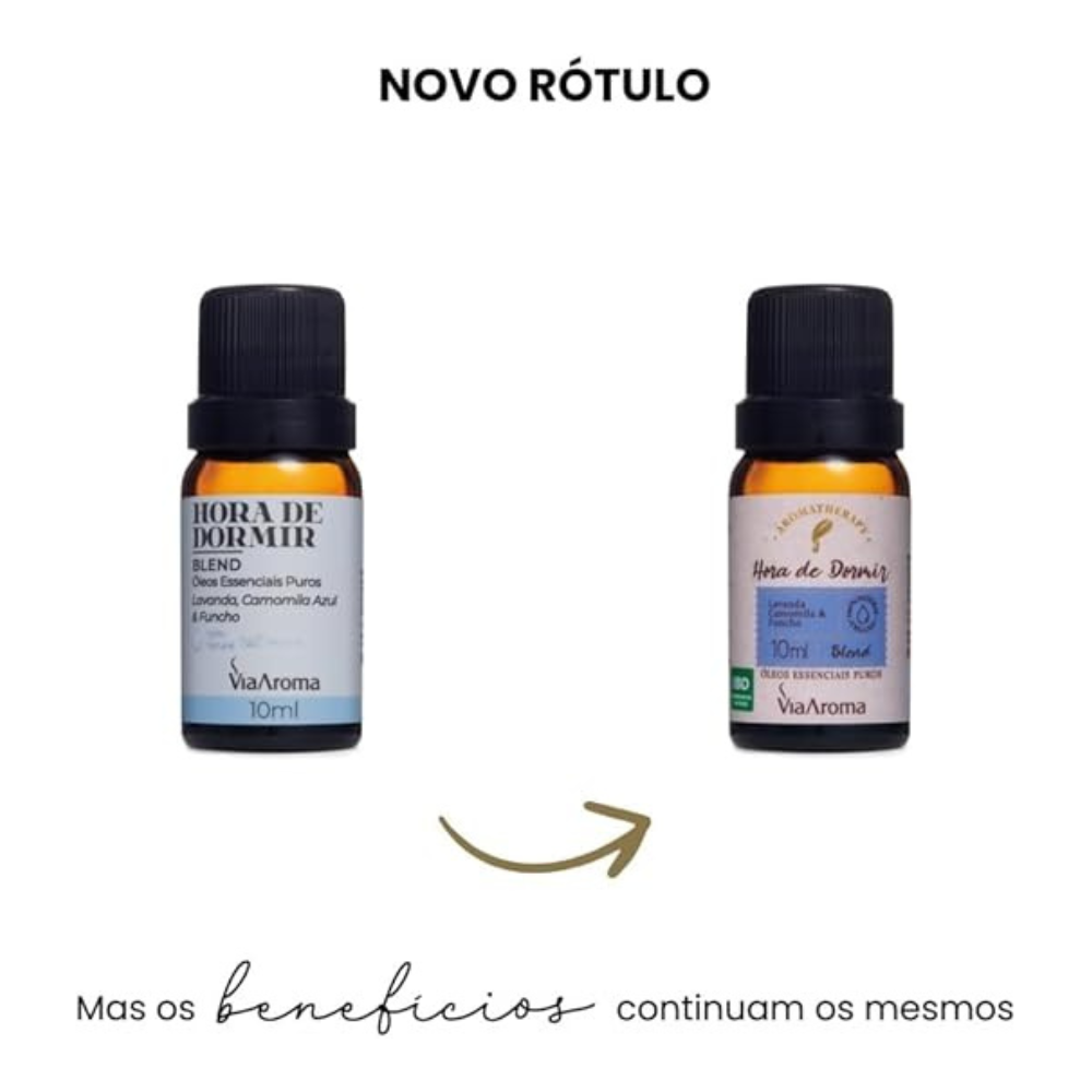 Blend de Óleos Essenciais Hora de Dormir Via Aroma - 10ml