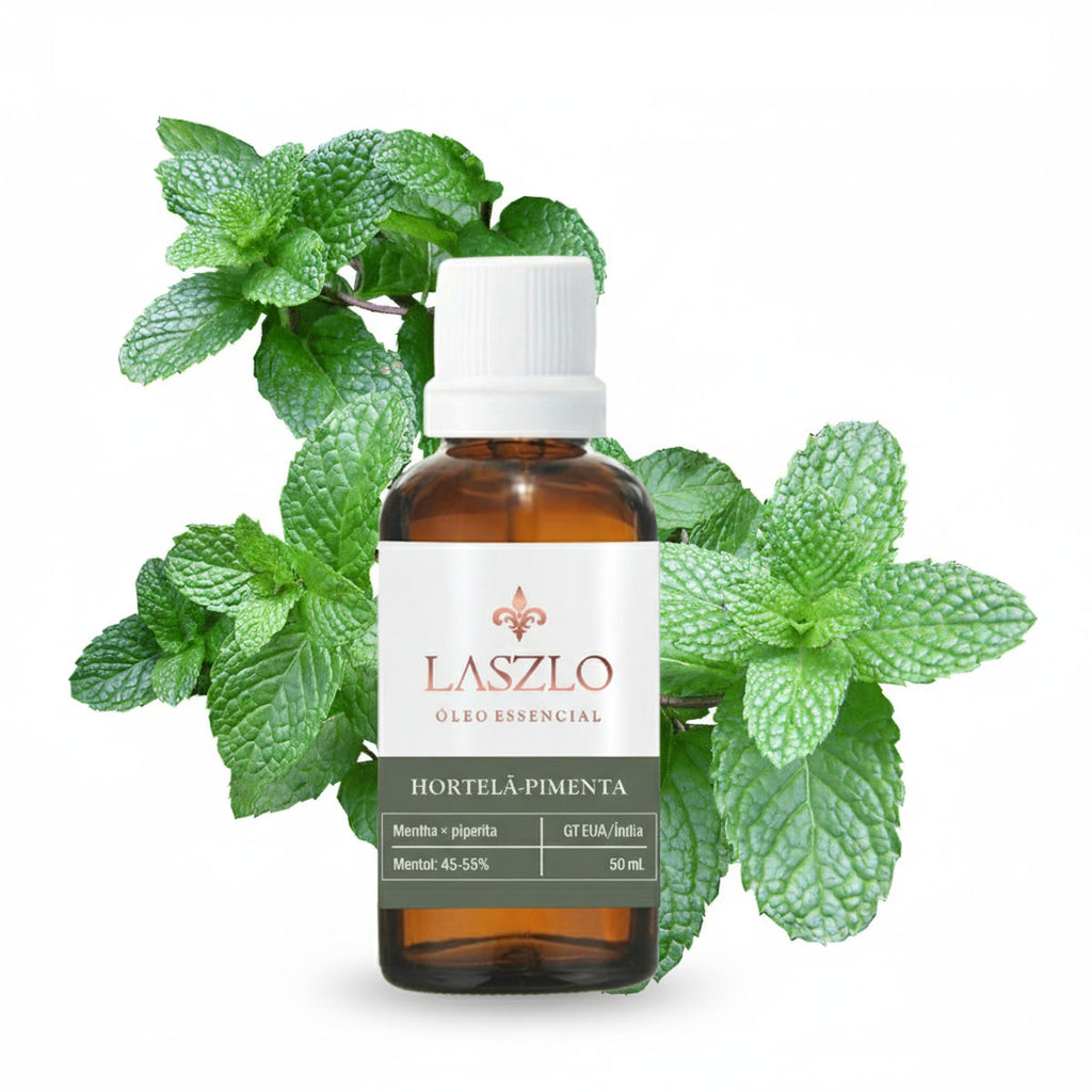 Óleo Essencial Hortelã-Pimenta GT EUA/Índia Laszlo 50ml