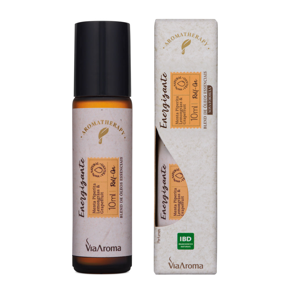 Roll-On Energizante Via Aroma 10ml – Vitalidade e foco