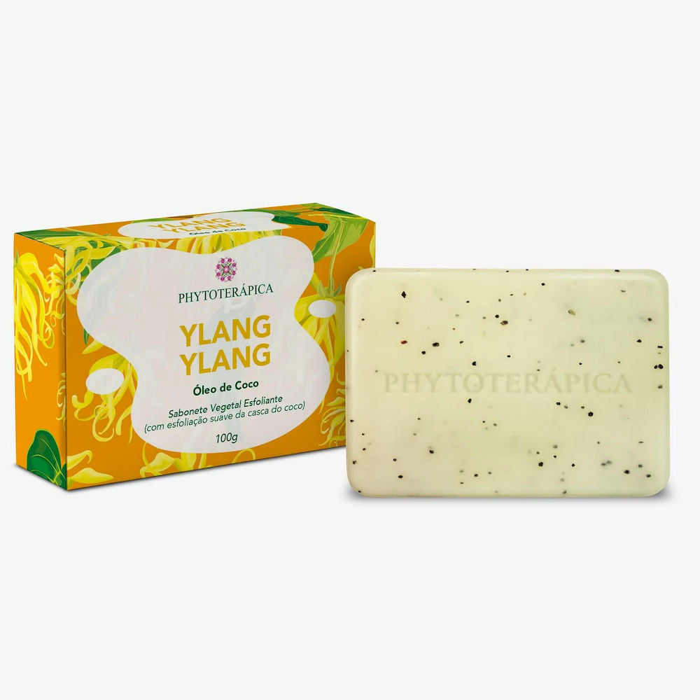 Sabonete Vegetal Esfoliante Ylang Ylang & Coco Phytoterápica 100g