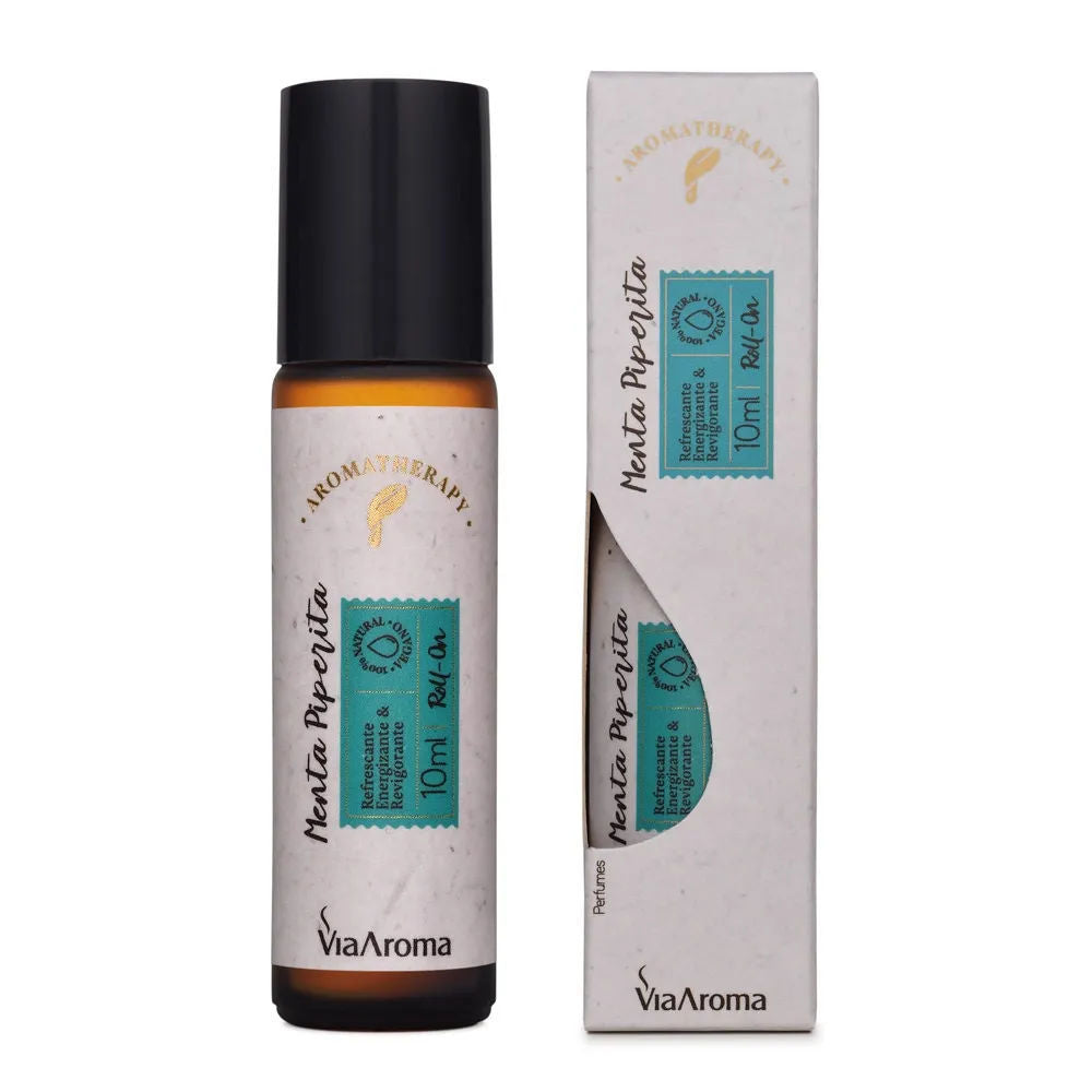 Roll-On Óleo Essencial Menta Piperita 10ml - Via Aroma