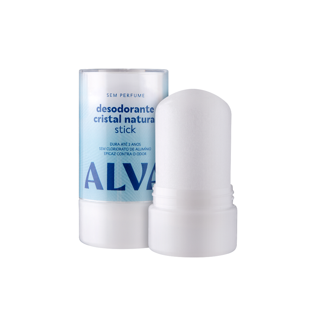 Desodorante Cristal Stick Vegano 120g Alva