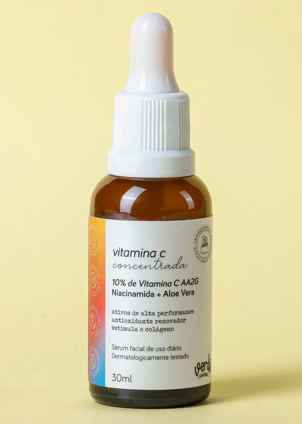 Vitamina C Serum Facial - 10% Vitamina C e 1% Niacinamida