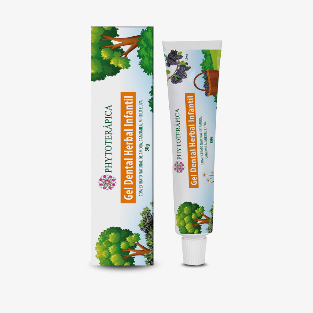 Gel Dental Infantil Frutas Vermelhas Phytoterápica 50g