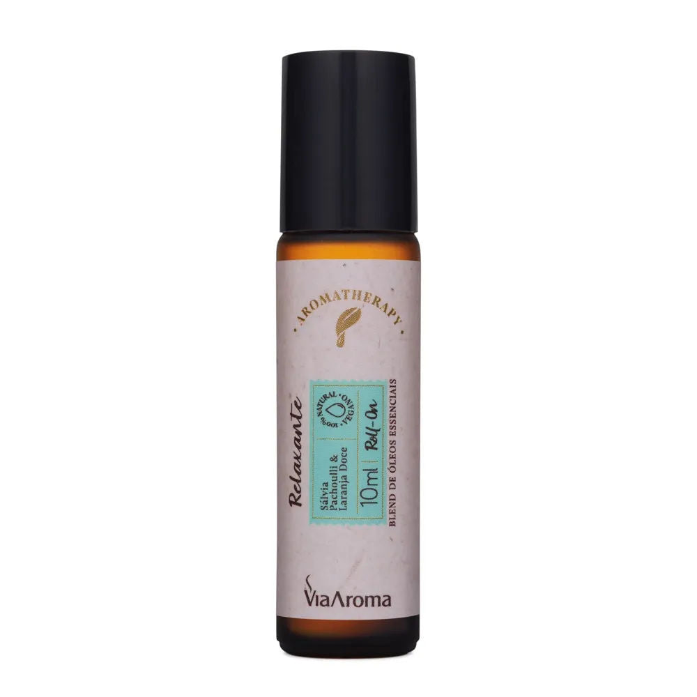 Roll-On Blend Óleos Essenciais Relaxante 10ml - Via Aroma