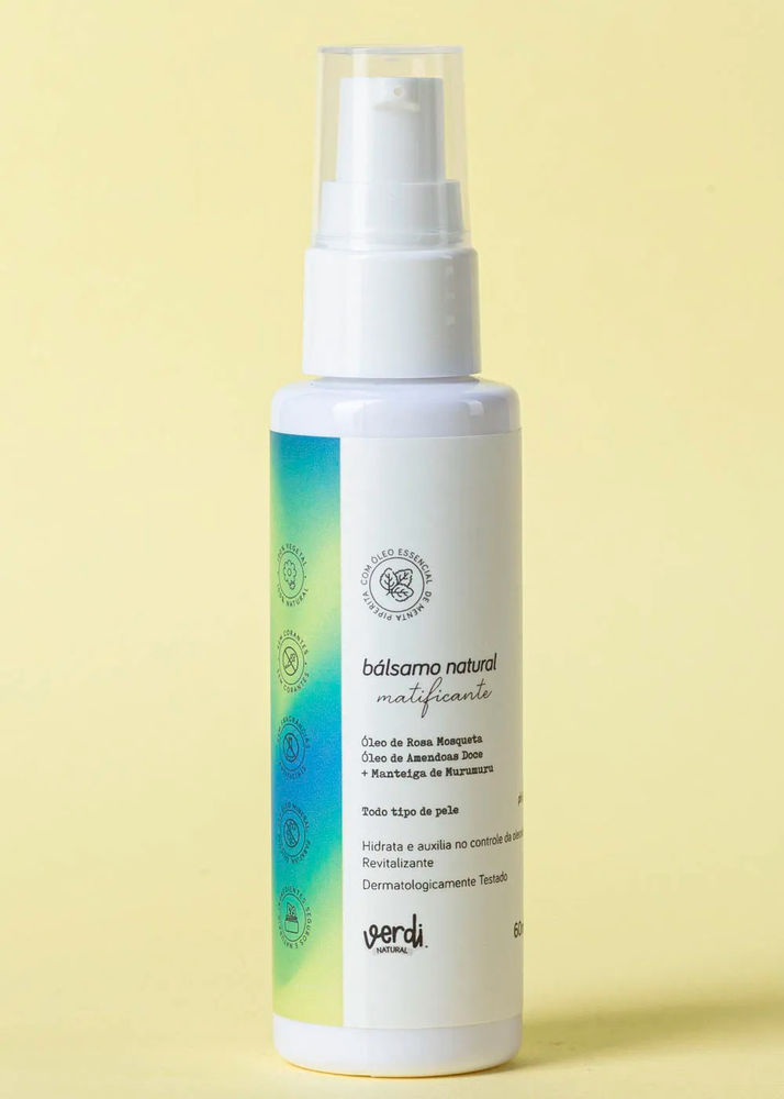 Bálsamo Facial Natural Matificante 60g - Verdi Natural