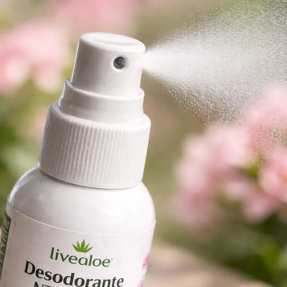 Desodorante Natural Aloe Gerânio Livealoe 120ml