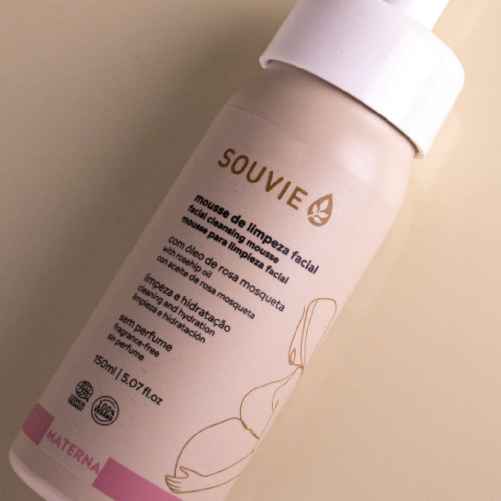 Mousse de Limpeza Facial Materna Souvie 150ml