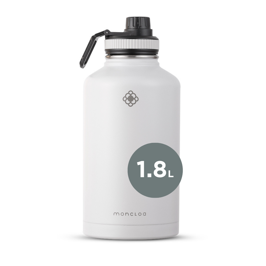 Garrafa Termica T-Bottle Moncloa 1800ml Cinza Claro Aco Inox BPA Free
