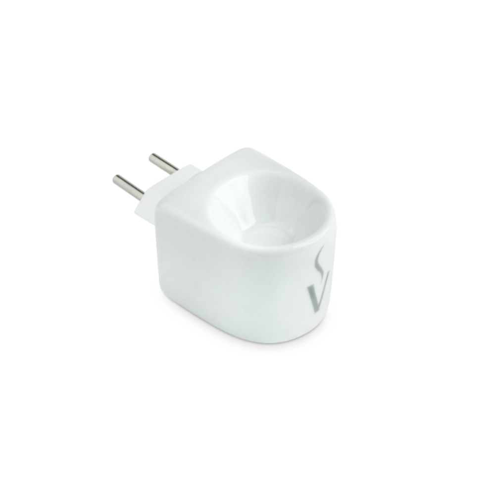 Difusor Aromatizador Elétrico Bivolt Original Via Aroma – Porcelana Branca