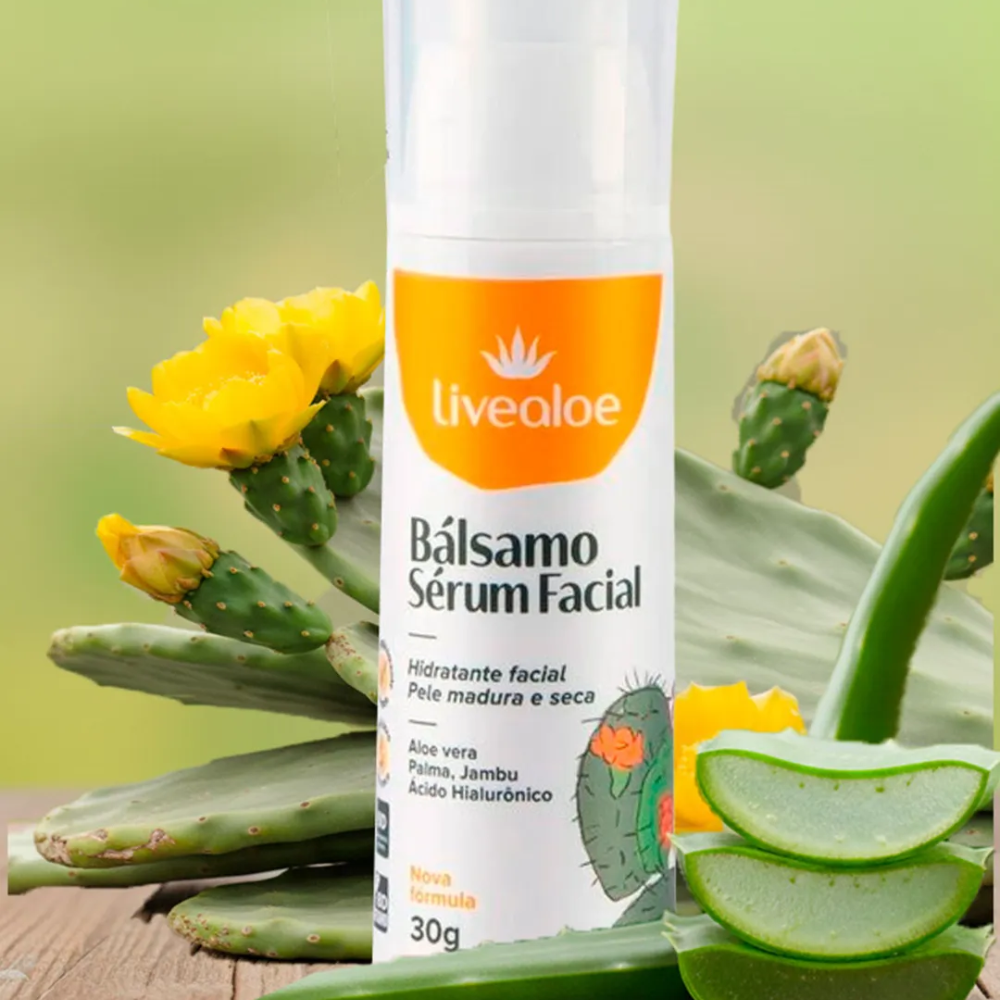 BÁLSAMO SÉRUM FACIAL 30 G Livealoe