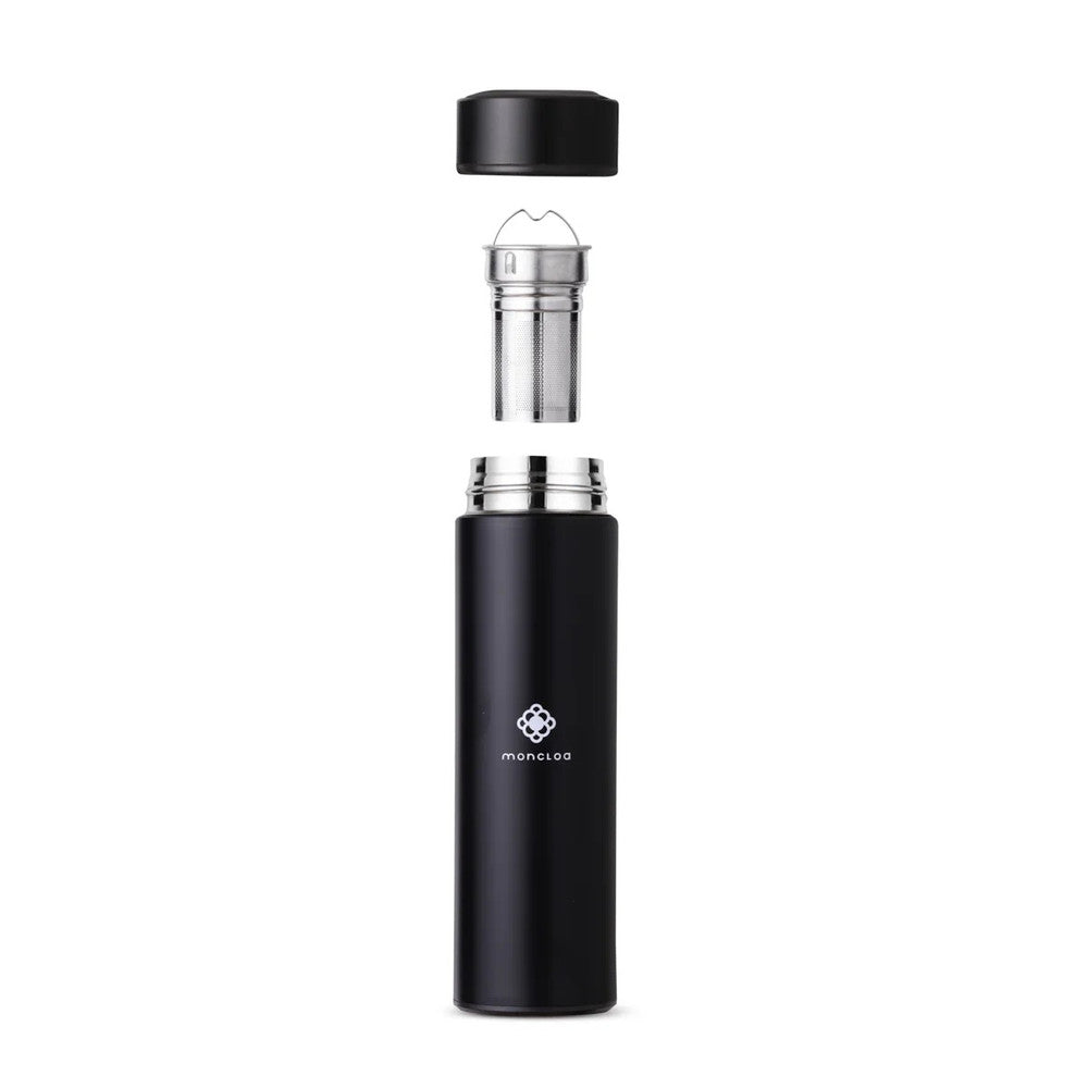 Garrafa Térmica com Infusor Cozy Duo Bottle Moncloa Preto 450ml