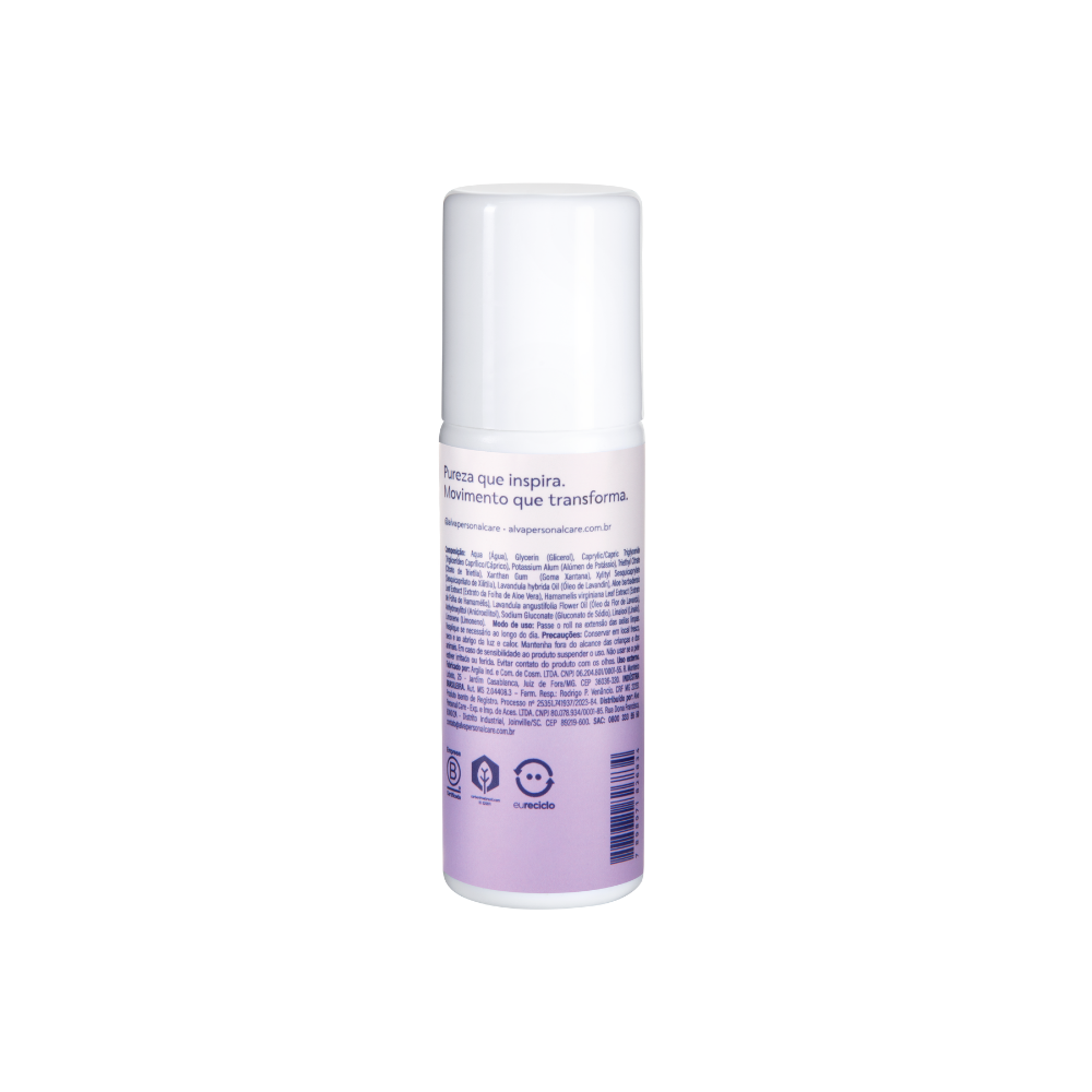 Desodorante Natural Roll On Cristal Lavanda Alva