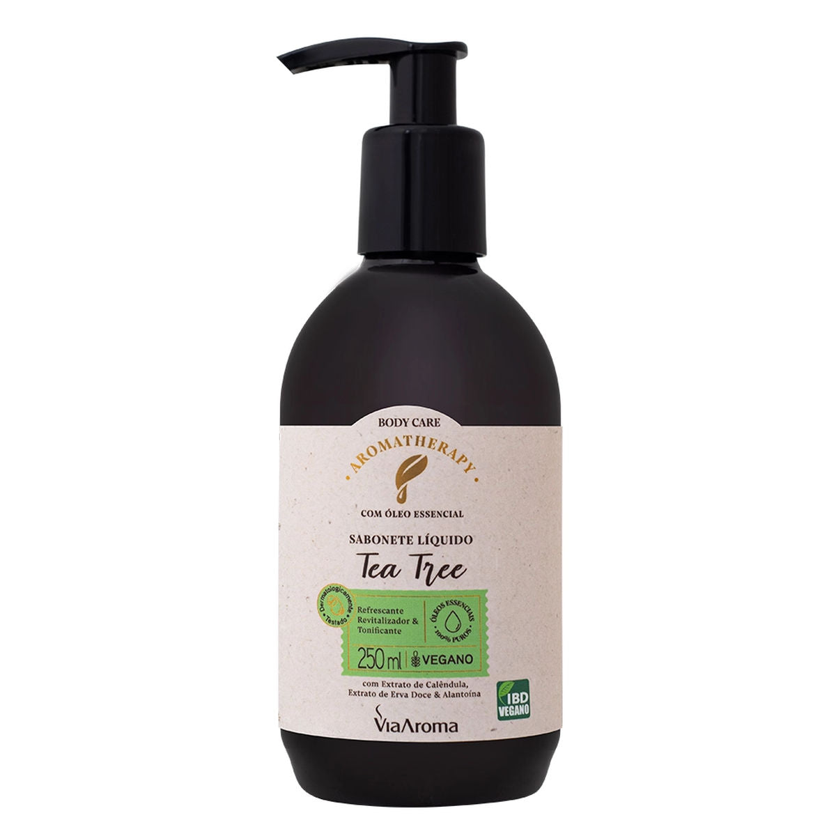 Sabonete Líquido Tea Tree Aromatherapy Via Aroma 250g