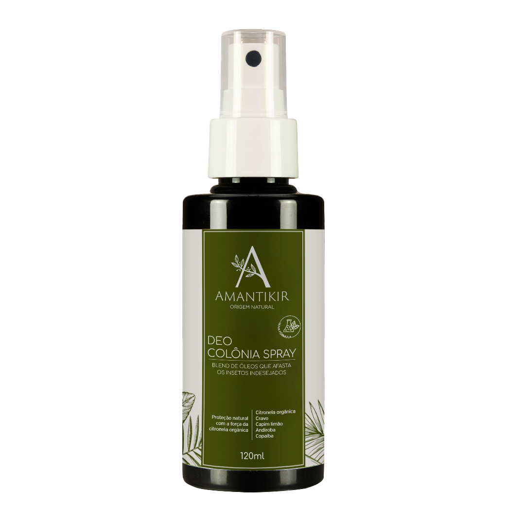 Deo Colônia – Repelente Natural | Proteção Segura Contra Insetos - Amantikir