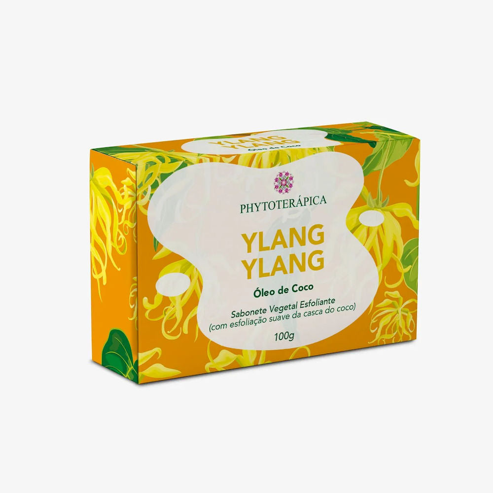 Sabonete Vegetal Esfoliante Ylang Ylang & Coco Phytoterápica 100g