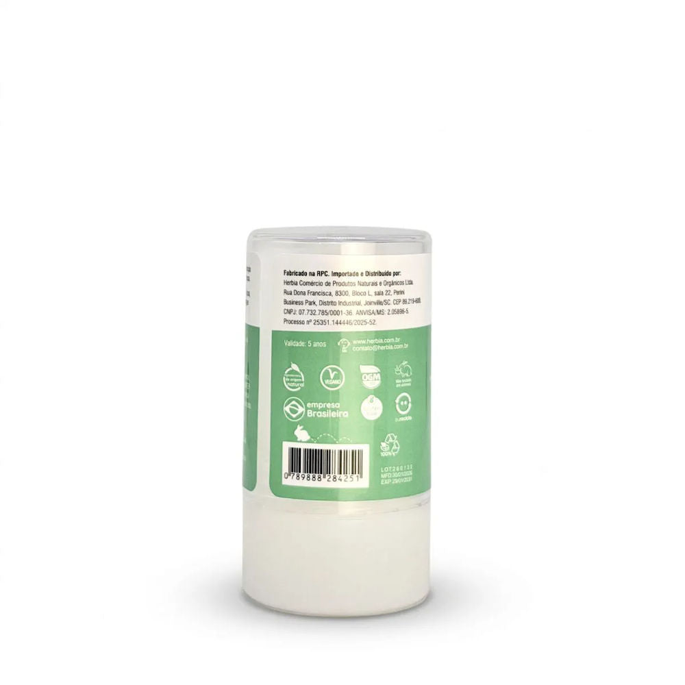 Desodorante Cristal Natural e Vegano Herbia 120g