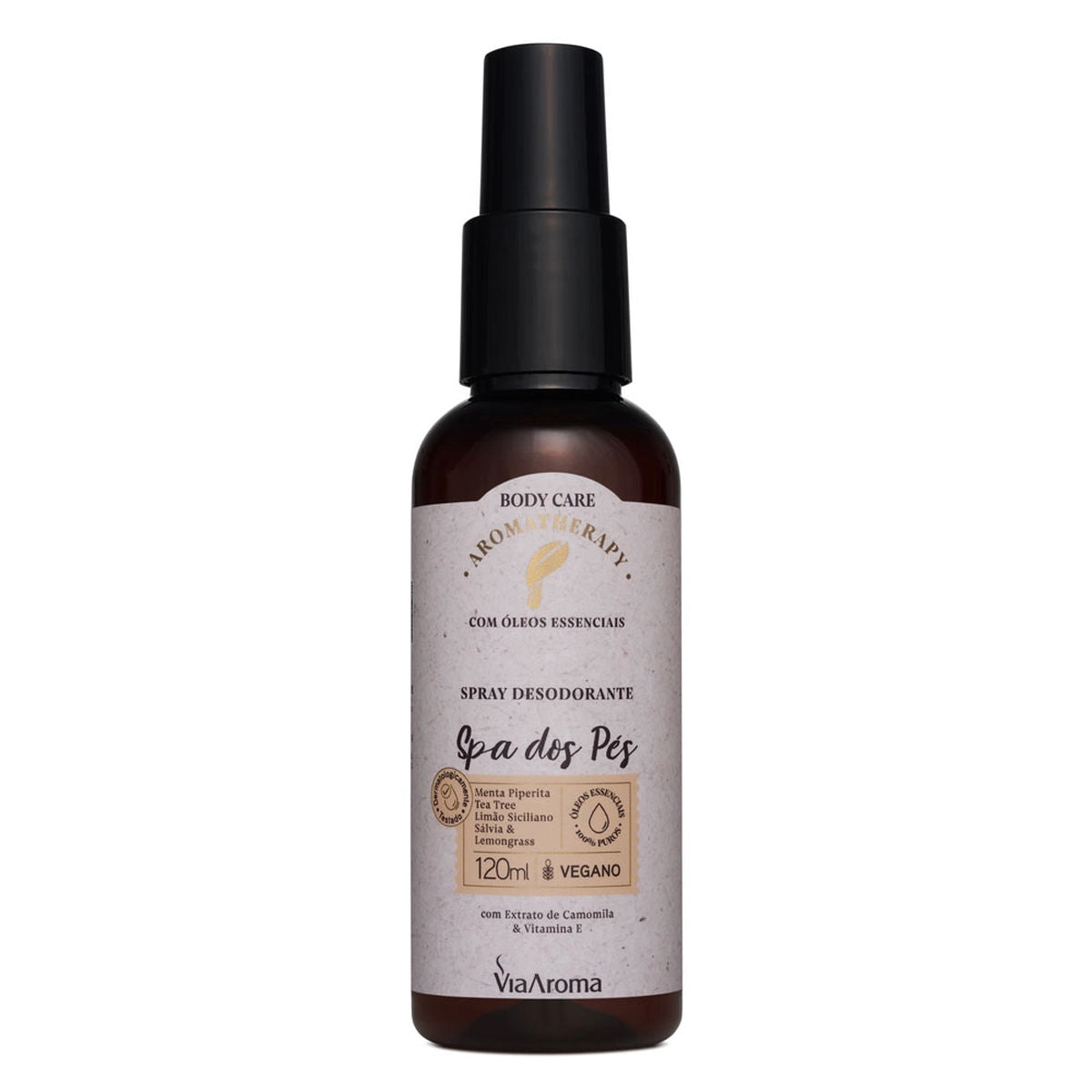 Spray Desodorante Spa dos Pés Aromatherapy Via Aroma 120mL
