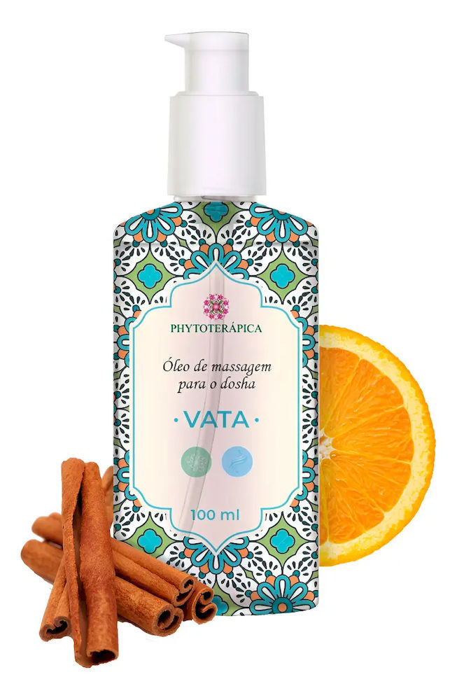 Óleo de Massagem Corporal Para Dosha Vata Phytoterápica 100ml