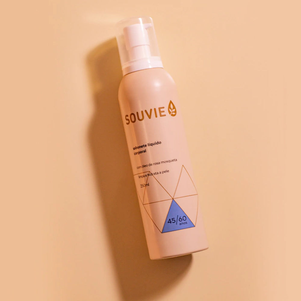 Sabonete Liquido Hidratante Corporal 45+ Souvie 250ml