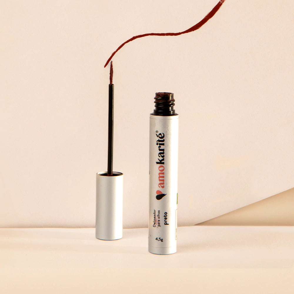 Delineador para Olhos Cereja AmoKarite Natural Vegano Liquido