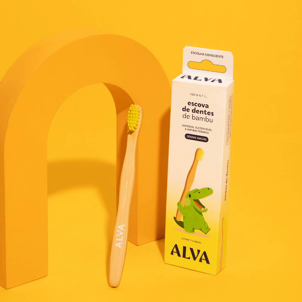 Escova de Dentes Bamboo Infantil Alva Personal Care