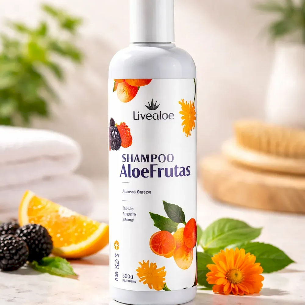 Shampoo Aloe Frutas Livealoe 300ml