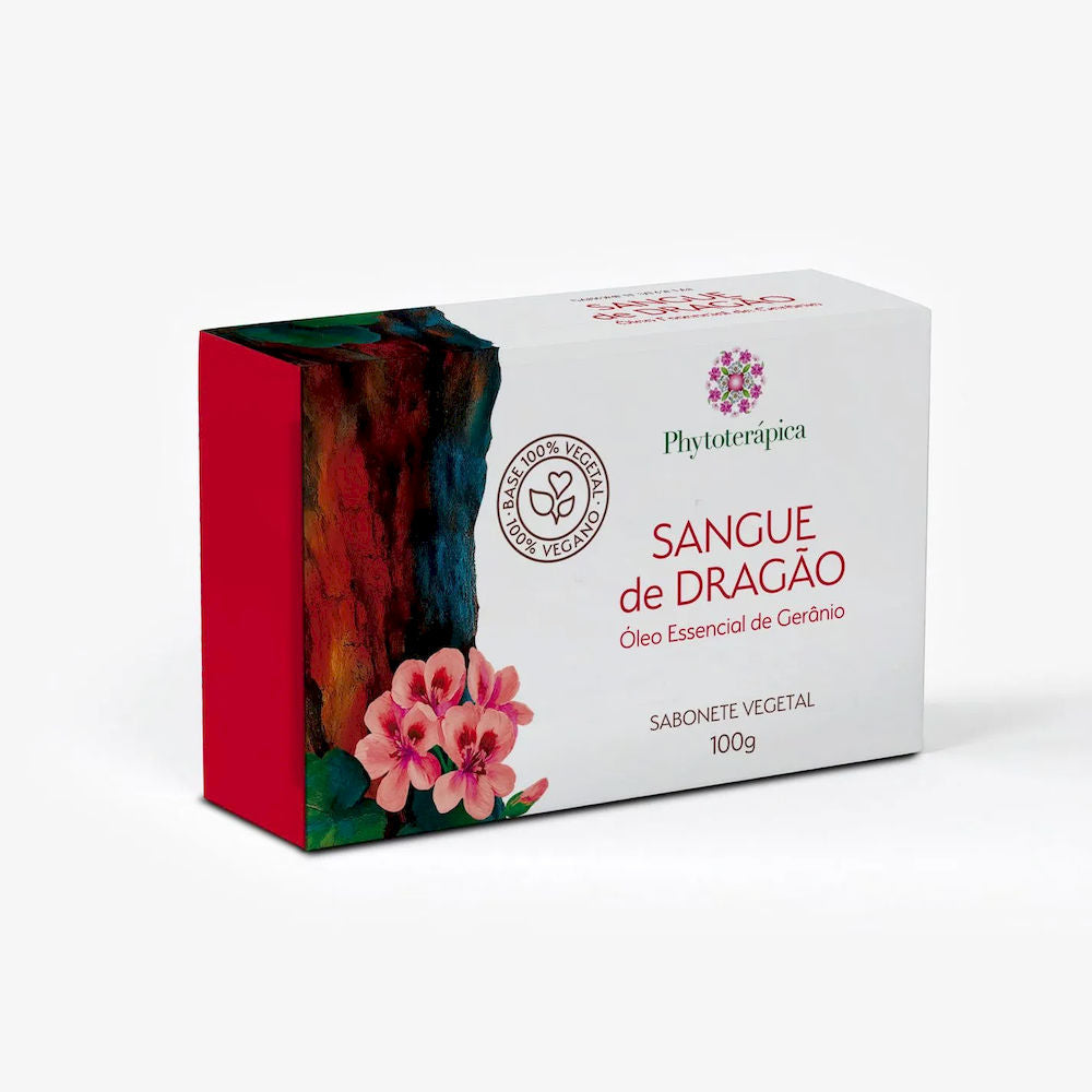 Sabonete Vegetal Sangue de Dragão & Gerânio Phytoterápica 100g