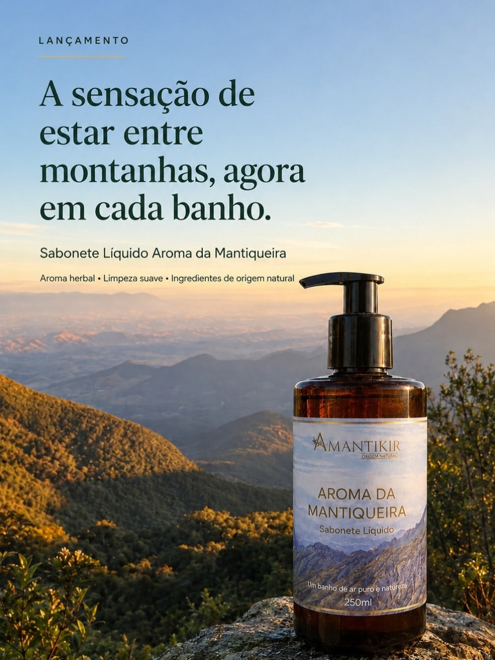 SABONETE LIQUIDO AROMA DA MANTIQUEIRA 250 ml - AMANTIKIR