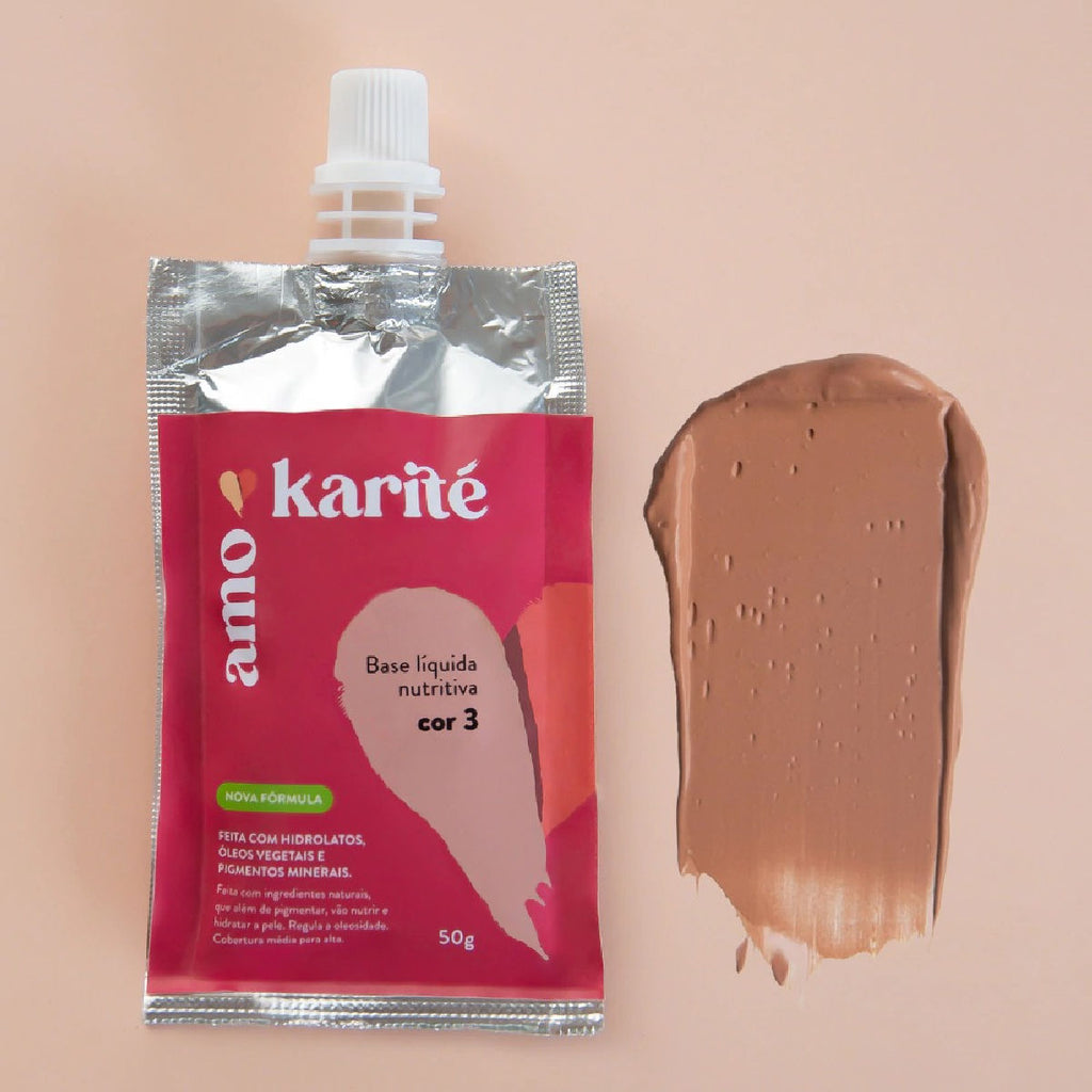 Base Liquida Nutritiva 50g Cor 3.0 - AmoKarité