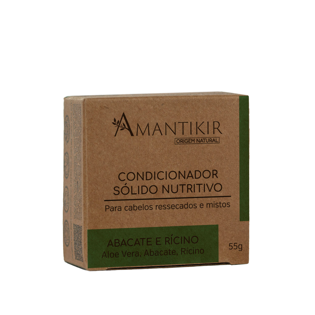 Condicionador Sólido Nutritivo – Abacate e Rícino 55g