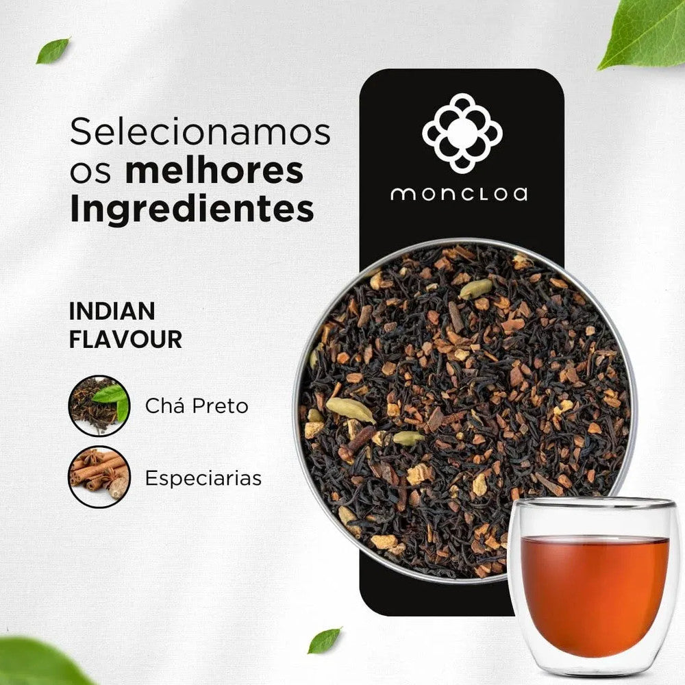 Chá Preto Indian Flavour Moncloa Lata 45g