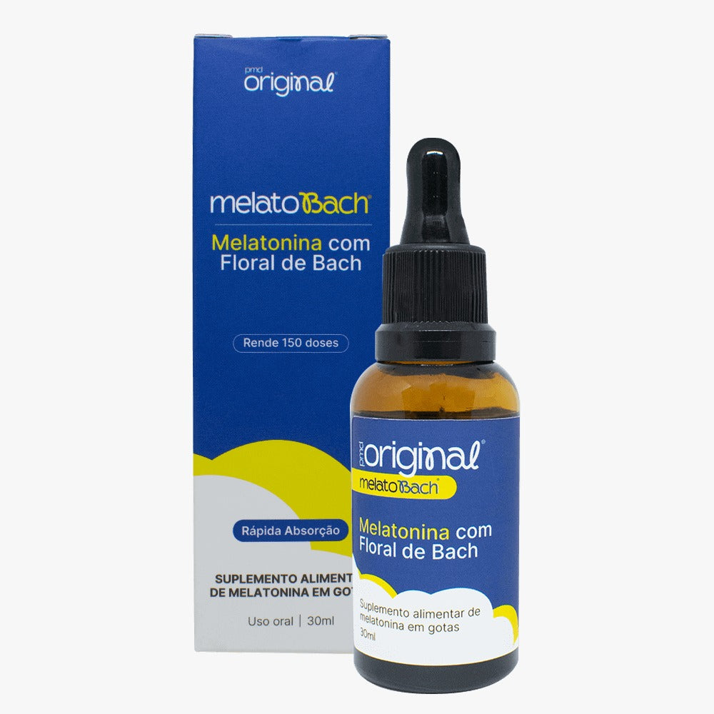 MelatoBach – Melatonina com Florais de Bach (30ml)