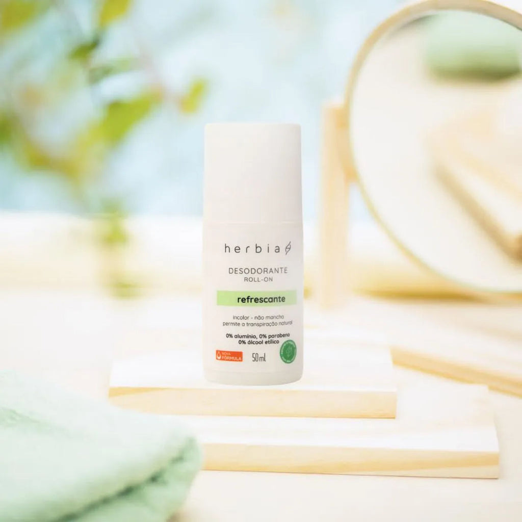 Desodorante Roll-On Refrescante Herbia 50ml