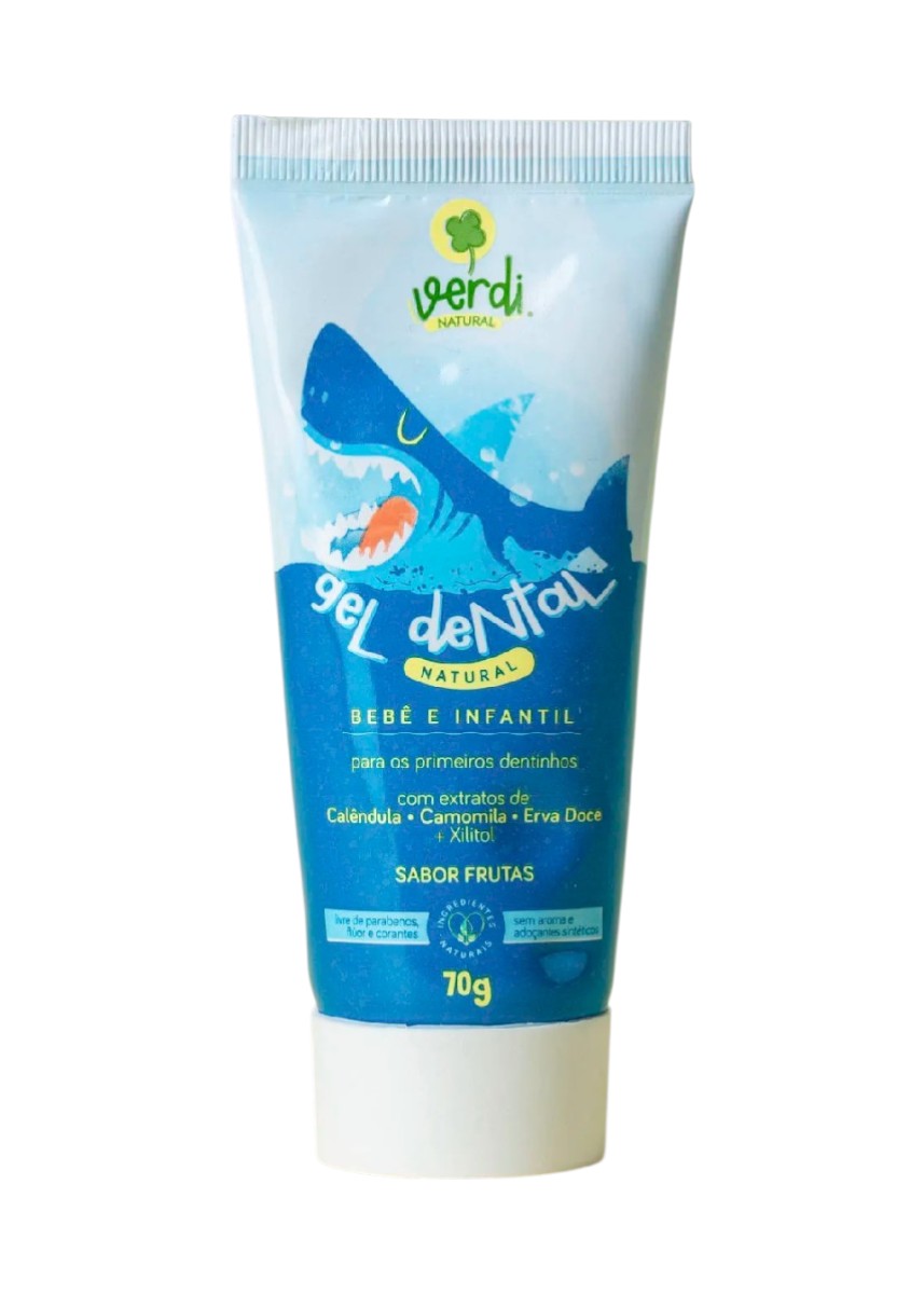 Gel Dental Para os Primeiros Dentes do Bebê Verdi Natura