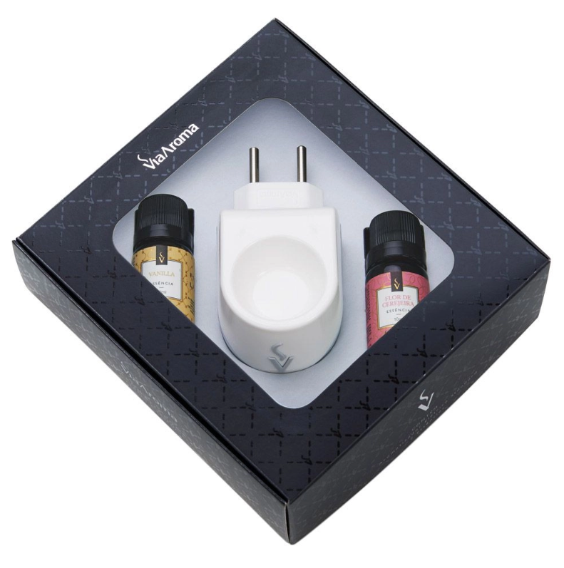 Kit Aromatizador Standard Essências Flor Cerejeira e Vanilla
