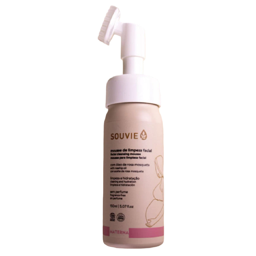 Mousse de Limpeza Facial Materna Souvie 150ml