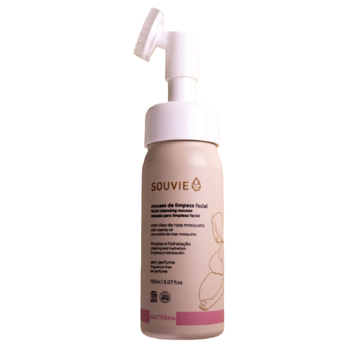 Mousse de Limpeza Facial Materna Souvie 150ml
